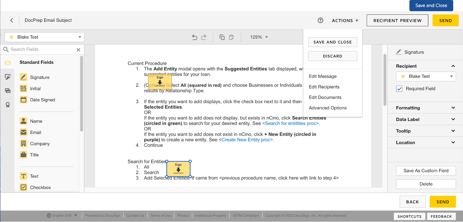 CKE eSignature Docusign