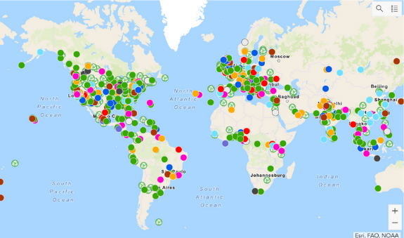 Earth Day Map