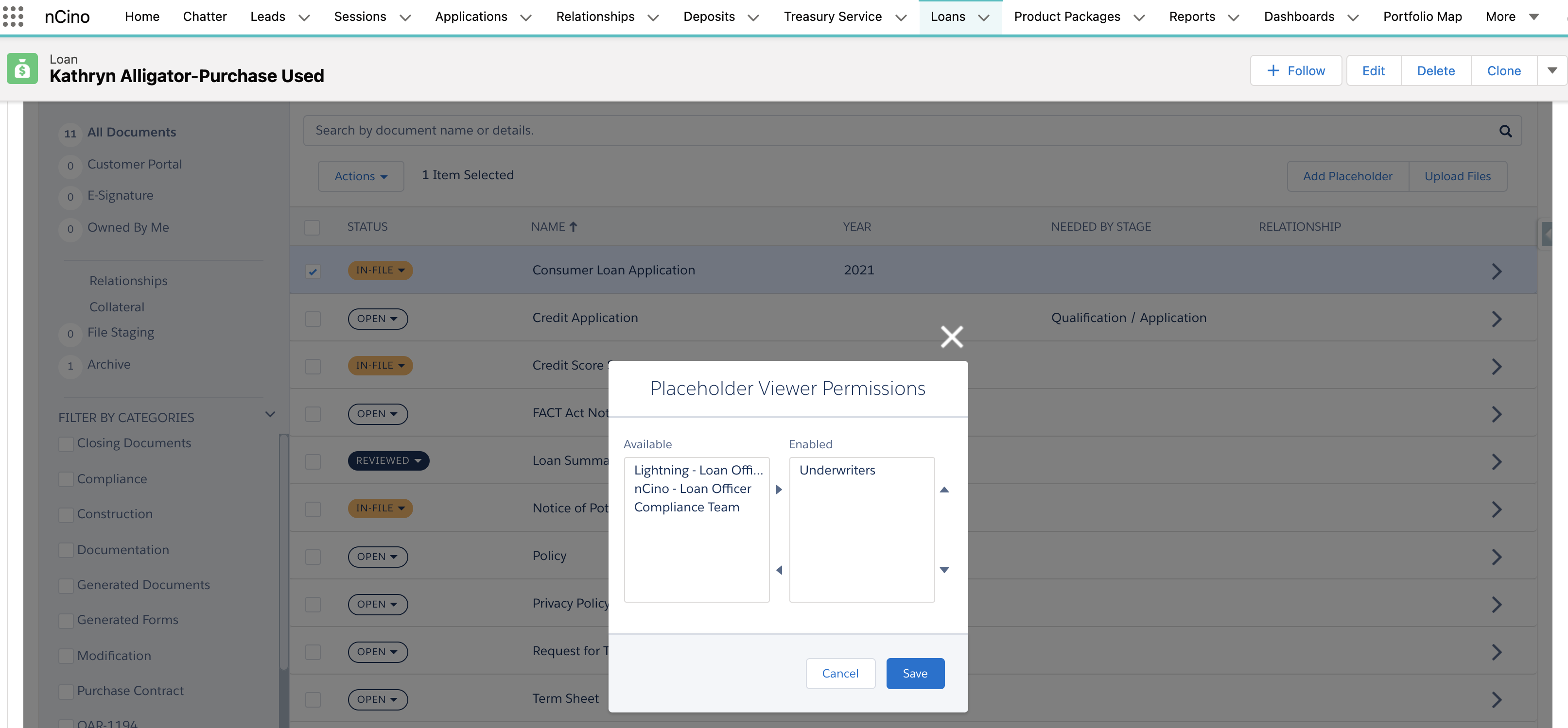 Document Permissions